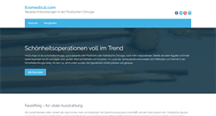 Desktop Screenshot of evomedical.com